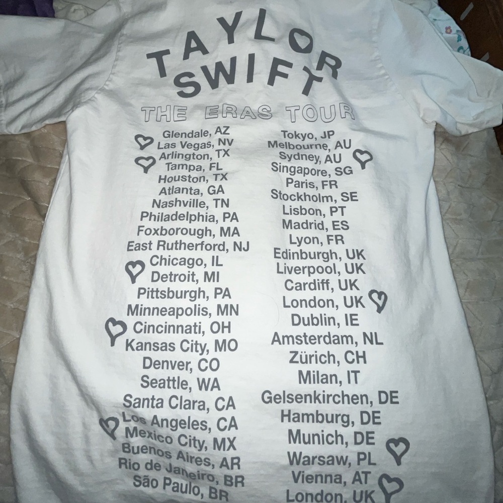 Taylor swift eras shirt